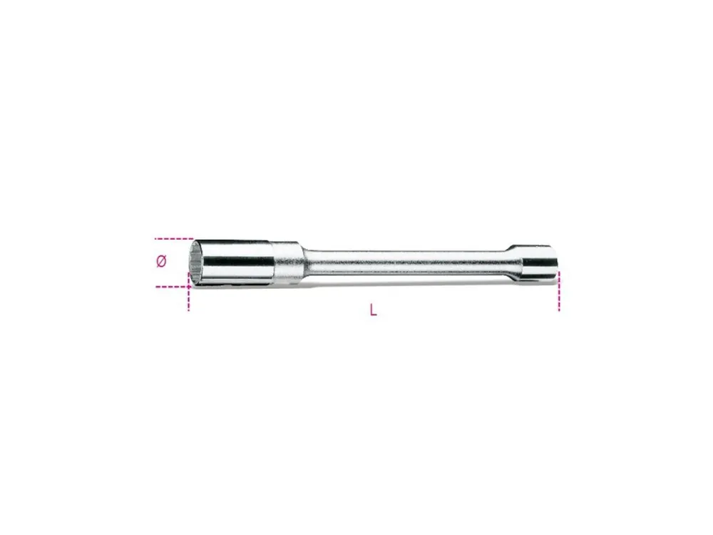 Compra Online CHIAVE A BUSSOLA POLIGONALE 14 BETA TIPO LUNGO CON ATTACCO QUADRO FEMMINA 1/2" PER CANDELE ACCENSIONE-