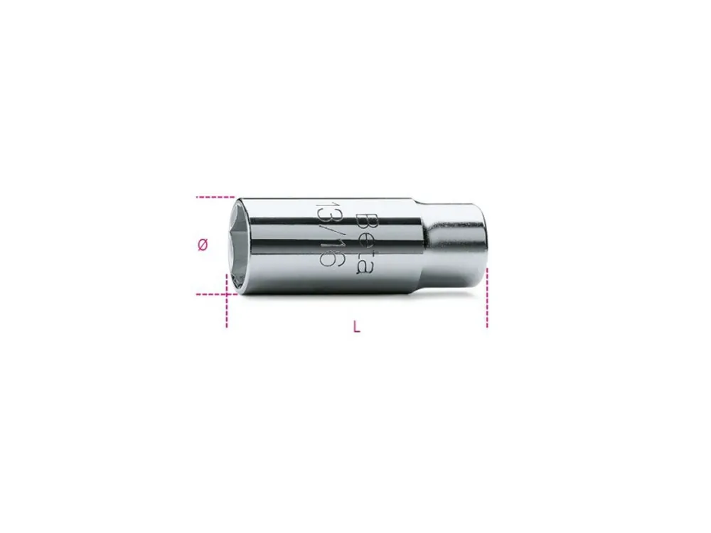 Prezzo Ridotto CHIAVE A BUSSOLA 20,8 BETA CON ATTACCO QUADRO FEMMINA 1/2" PER CANDELE ACCENSIONE-