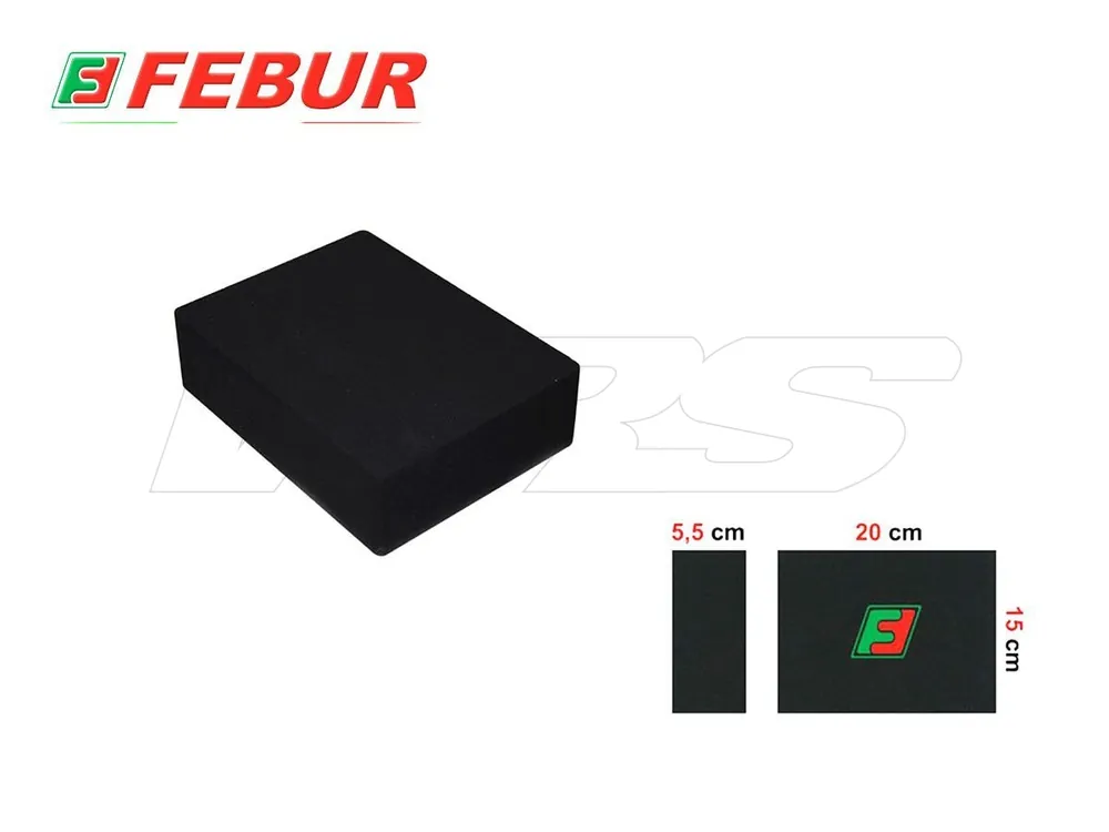 FOGLIO ADESIVO NEOPRENE UNIVERSALE FEBUR PER SELLA MOTO 20X15X5,5 CM- Occasione Imperdibile