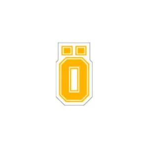 Promo Stagionale ADESIVO PICCOLO LOGO OHLINS GIALLO 1.7X3.2 CM-