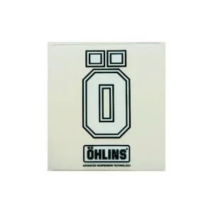 Novità ADESIVO OHLINS BIANCO / NERO / TRASPARENTE 65X50 MM-