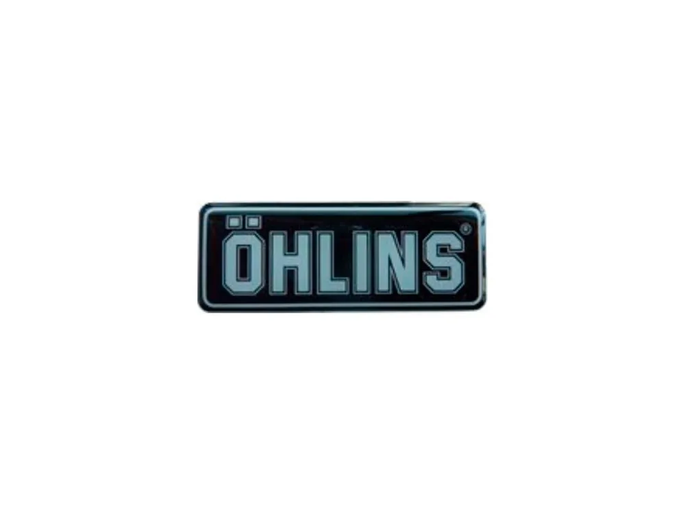 Quantità Limitata ADESIVO OHLINS BIANCO / NERO 28X74 MM-