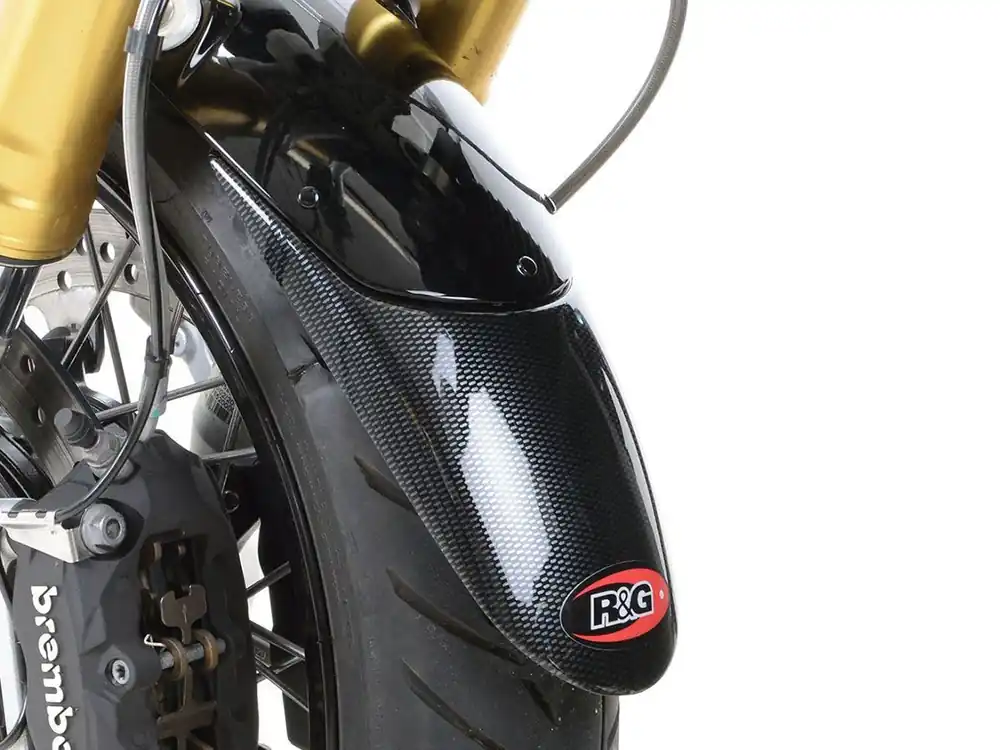Compra Adesso ESTENSIONE PARAFANGO ANTERIORE CARBON LOOK R&G KAWASAKI Z 125 2016-2018-