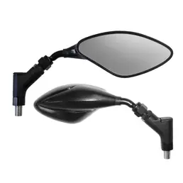 Economico 6762 Handlebar Mirror - Right/Carbon