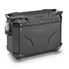 Valigia laterale sinistra Trekker Outback EVO Black Line, in alluminio verniciato nero, 37 lt. - OBKE37BL Vendita Finale