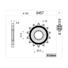 Prezzo Scontato Pignone Kawasaki 125 - Ognibene 36.0457.013