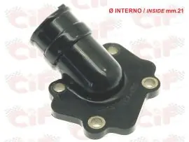 Sconto RACCORDO AMMISSIONE Ø INTERNO mm.21 MOTORI MINARELLI-YAMAHA CILINDRO ORIZZONTALE - CIF - 11665