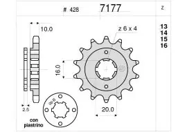 Compra Adesso Pignone OgniBene Passo 428 Z 15 Denti - 36.7177.015