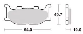 Spedito Oggi Pastiglie freno BRAKING 777 SM1 (1coppia per disco) YAMAHA,t-max,majesty - Braking 777SM1