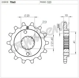Pignone OgniBene Passo 520 Z 15 Denti - 36.7065.015 Promozione