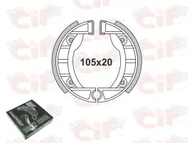 Economico CP. GANASCE FRENO ANTERIORE  PER CICLOMOTORI (105x20) - CIF - GF0152