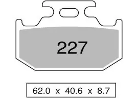 Nuovo Arrivo COPPIA PASTIGLIE FRENO NISSIN ST - 442P22703
