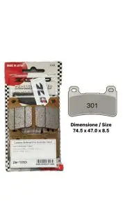 Pastiglie freno anteriori racing Zcoo Nissin T005EX per Honda CBR1000RR/CBR600RR - 45T00500 Nuova Collezione