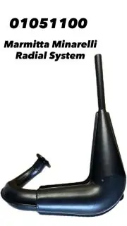 Economico Marmitta Minarelli Radial System - 01051100