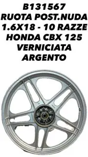 CERCHIO RUOTA POSTERIORE NUDA HONDA CBX 125 1.6x18 -31567 Affare