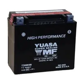 BATTERIA YUASA YTX20H-BS 12V-18AH (SIGILLATA CON ACIDO A CORREDO) Nuovo Arrivo