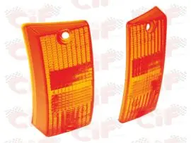 CP.PLASTICHE "ARANCIO" PER FRECCE ANTERIORI - VESPA PX - CIF - 1728 Spedito Oggi