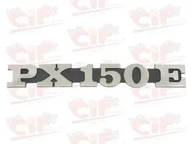 Must-Have TARGHETTA "PX 150 E" X COFANO LATERALE VESPA - CIF - 5770-A