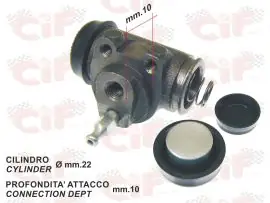 CILINDRETTO FRENO ANTERIORE APE MP-CAR - CIF - 9704 Professionale