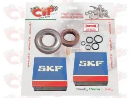 KIT REVISIONE ALBERO MOTORE VERSIONE "TOP PREMIUM" C/PARAOLI CORTECO IN VITON SPECIFICO PER VESPA ET3 - CIF - 5170-KTV Offerta Lampo