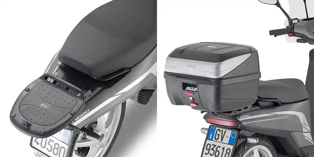 Scelto Dai Clienti GIVI Attacco posteriore specifico per bauletto MONOLOCK® SR9031 per ASKOLL NGS1-2-3 2020