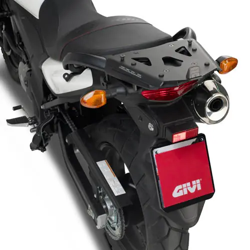 Prezzo Basso GIVI Attacco posteriore in alluminio specifico per bauletto MONOKEY®, nero SRA3101 per SUZUKI DL650 V- STROM L2