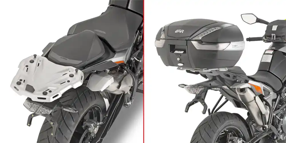 GIVI Attacco posteriore specifico per bauletto MONOKEY® SR7708 per POSTERIORE KTM DUKE 790 Vendita Finale