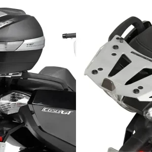 GIVI Attacco posteriore in alluminio anodizzato specifico per bauletto MONOKEY® SRA5106 per BMW C650GT IN ALLUMINIO Nuovo Arrivo