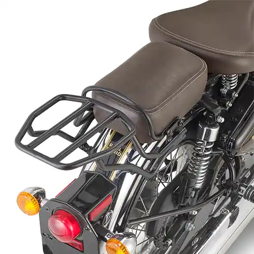 GIVI Attacco posteriore specifico per bauletto MONOKEY® o MONOLOCK® nero lucido SR9052 per ROYAL ENFIELD CLASSIC 50 Ultime Pezzi