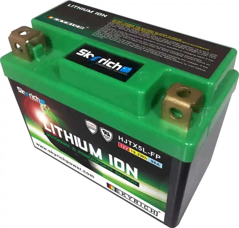 Occasione Imperdibile Batteria al litio Skyrich HJTX5L-FP (con spia di carica) per moto APRILIA HONDA KTM