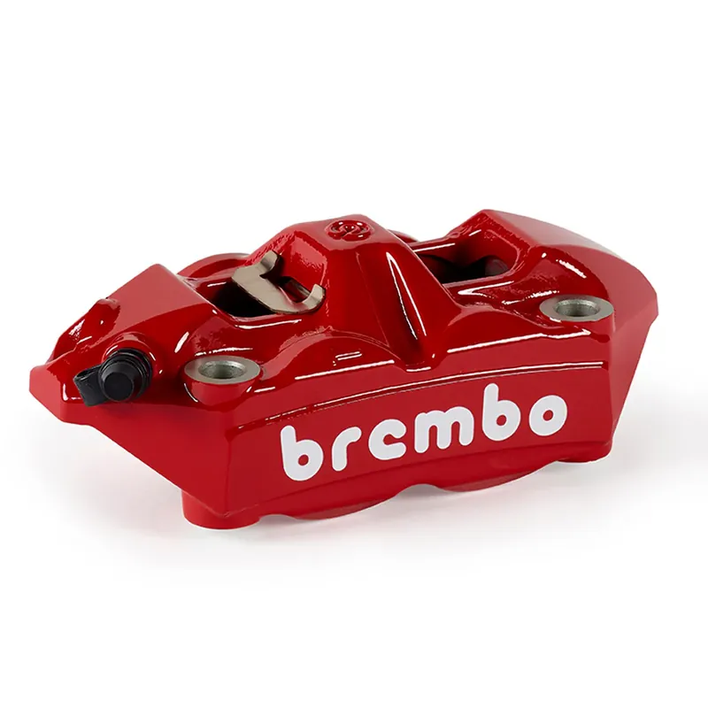 Ultima Occasione BREMBO Racing Pinza M4 Monoblocco - 120988588 - sx int. 100 mm. rossa logo bianco