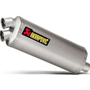 AKRAPOVIC Scarico Terminale per Honda Africa Twin CRF1000L in Titanio Racing non Omologato Offerta Del Giorno