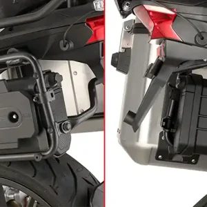 Solo Oggi GIVI kit fissaggio porta attrezzi su portavaligie per Benelli TRK 502 2017-2022 nero