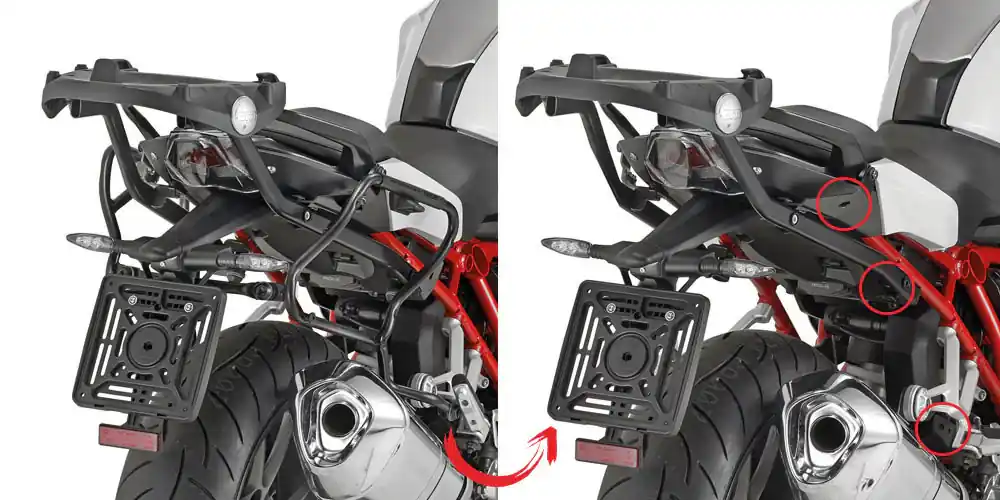 PORTAV.LATERALE BMW R1200R '15R1200RS '1 Prezzo Conveniente