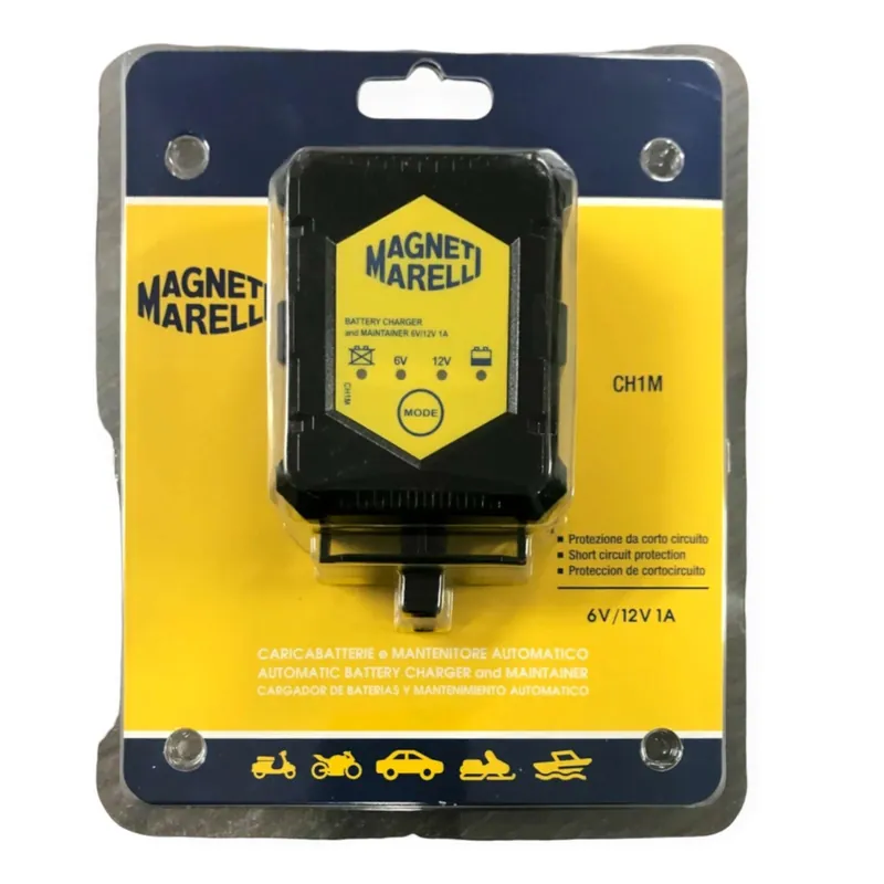 Quantità Limitata Carica batterie moto mantenitore di carica 6/12V Magneti Marelli per batterie AGM, SLA, Tradizionali