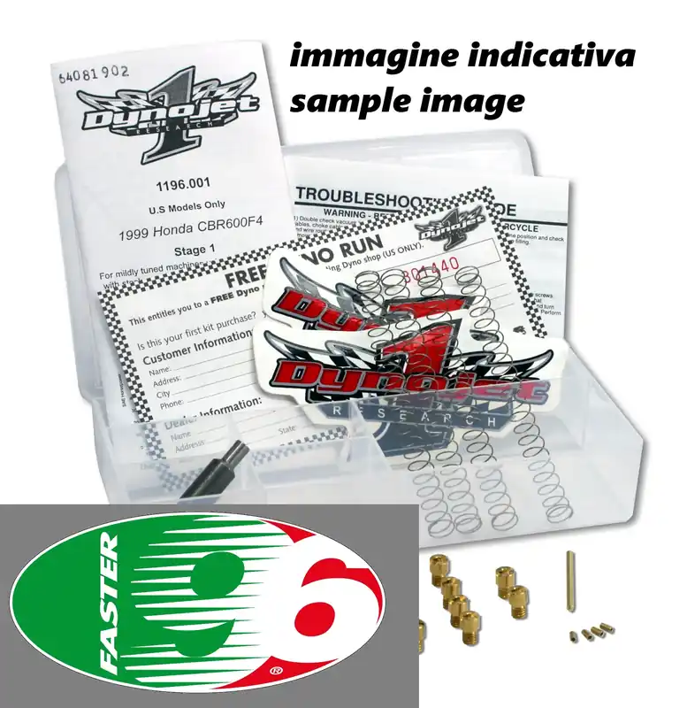 Kit Carburazione Stage 3 FASTER96 (C) DYNOJET per SUZUKI Bandit 400 1990-1997 Offerta Del Giorno