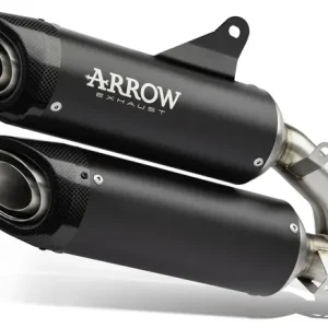 ARROW Terminali Round-Sil titanio omologati (sup.+ inf.) per MV Agusta BRUTALE 750 2003-2006 Prezzo Conveniente