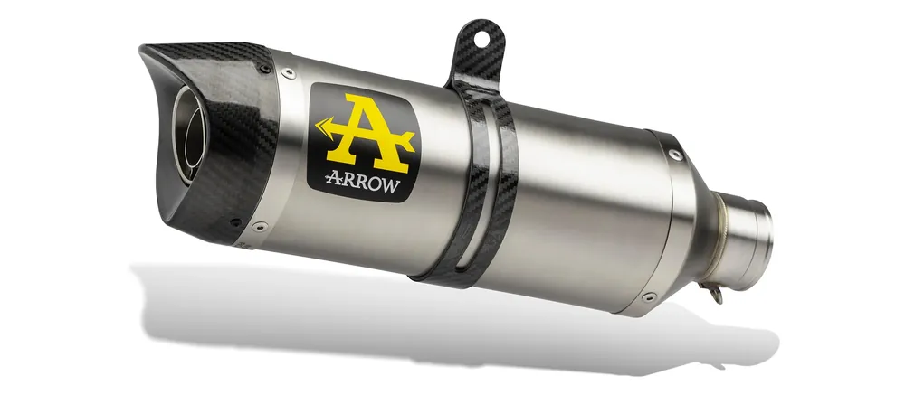 Soddisfatti O Rimborsati ARROW Terminale Street Thunder alluminio con fondello carby per Honda CB 1000 R 2008-2017