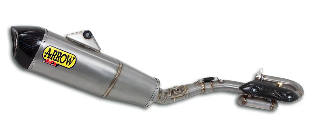 Spedizione Gratuita ARROW Kit completo Off-Road MX Competition con fondello carby per KTM EXC 500 2012-2013