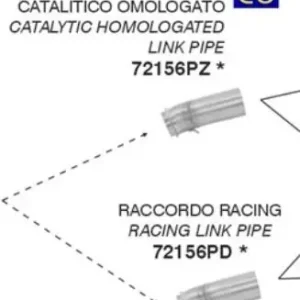 ARROW Raccordo catalitico omologato per KTM 690 SMC R 2019-2020 Promozione