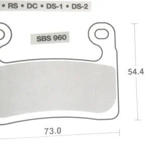 Must-Have Pastiglie Freno Anteriori SBS per BMW R 1250 GS 2019-2023
