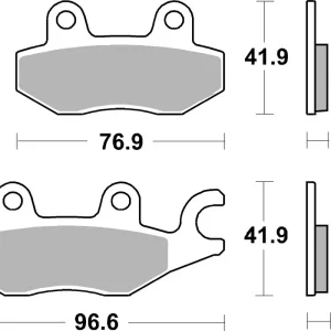 Promo Stagionale Pastiglie Freno Anteriori per KAWASAKI Ninja 400 2018-2023