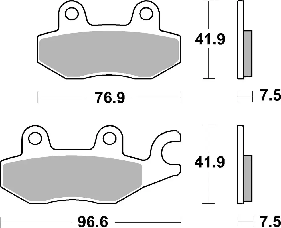 Promo Stagionale Pastiglie Freno Anteriori per KAWASAKI Ninja 400 2018-2023