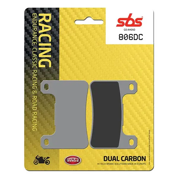 Offerta Lampo Pastiglie Freno Anteriori RACING SBS 806 DC DUAL CARBON per KAWASAKI Z 1000 (2003->) 2010-2020