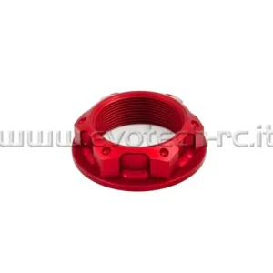 EVOTECH DADO PIASTRA DI STERZO BMW KAWASAKI SUZUKI YAMAHA M 28x1 ROSSO Direttamente Dal Produttore