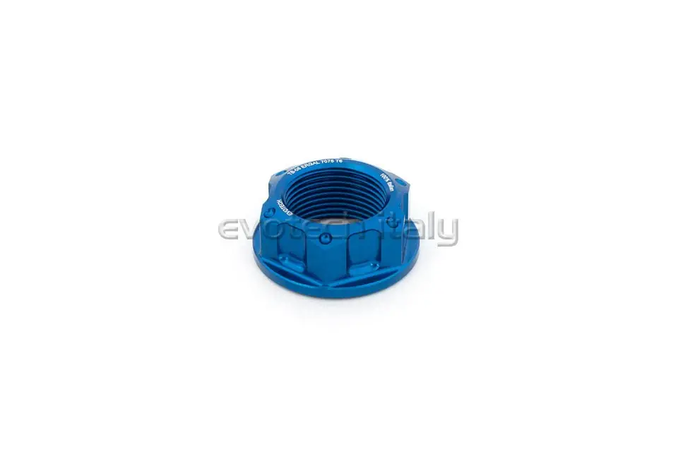 Prezzo Ridotto EVOTECH DADO RUOTA ANTERIORE POSTERIORE BMW YAMAHA KAWASAKI BENELLI BLU