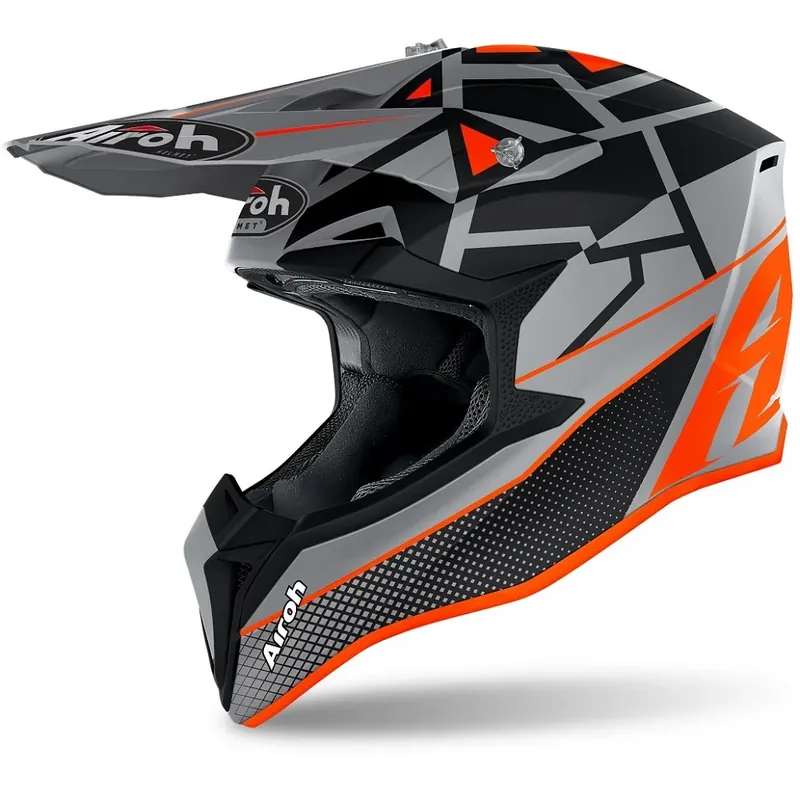 Ordina Subito AIROH WRAAP YOUTH Casco Cross Bambino Moto Economico grafica MOOD