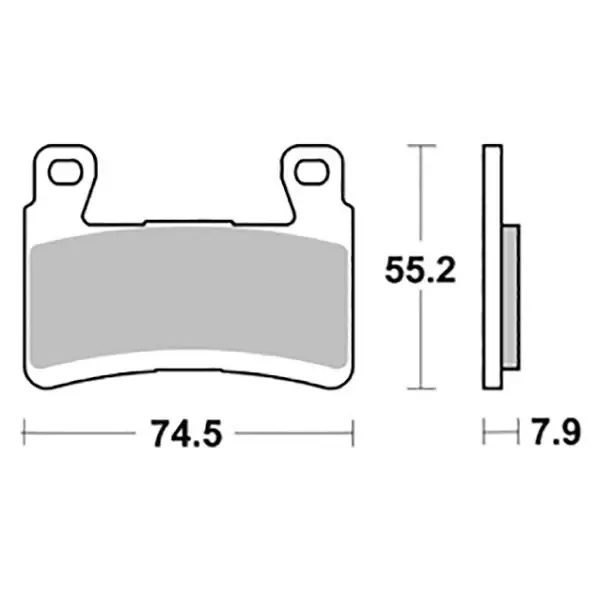 Pastiglie Freno Anteriori SBS SP KAWASAKI per KAWASAKI ZX-6R (600/636) 2013-2021 Vendita Finale