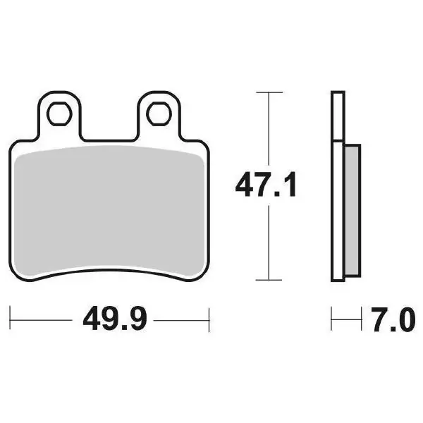 Miglior Prezzo Pastiglie Freno Anteriori SBS HF PEOUGEOT ITALJET per YAMAHA DT 50 R 2003-2005