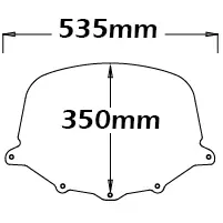 Prezzo Ridotto ISOTTA cupolino double bubble alto nero Opaco per YAMAHA X-MAX 125-250